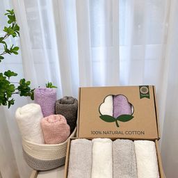 ✅ SET 4 KHĂN GỘI KG03-850 ( MẦU NGẪU NHIÊN )