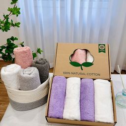 ✅ SET 4 KHĂN GỘI KG03-850 ( MẦU NGẪU NHIÊN )