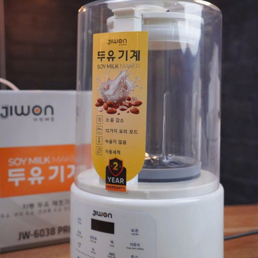 Máy làm sữa hạt chống ồn JIWON JW-6038 PRO