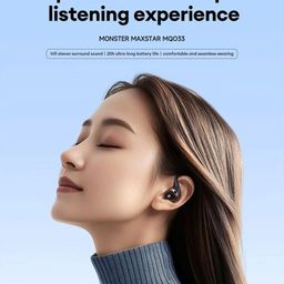 Tai nghe bluetooth Monster Maxstar MQO33 cho Gamming, thể thao, Pickleball ( m…