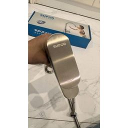 Vòi lavabo SUPOR inox 304 nóng lạnh, vòi rửa mặt 30cm