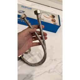 Vòi lavabo SUPOR inox 304 nóng lạnh, vòi rửa mặt 30cm