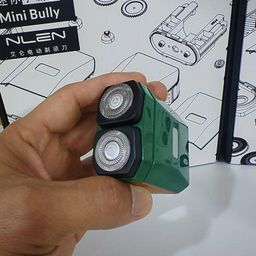 Máy cạo râu Mini Bully NLEN, chống nước, lưỡi dao đôi 3D hút nam châm. – NHỎ G…