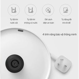 ẤM ĐUN SIÊU TỐC MIJIA ELECTRIC KETTLE 1A – 1800W, INOX 304, ĐUN SÔI NHANH ~5 P…