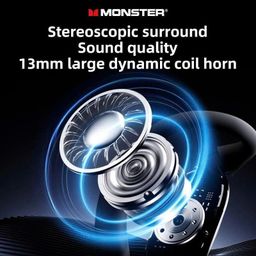 Tai nghe bluetooth Monster Maxstar MQO33 cho Gamming, thể thao, Pickleball ( m…