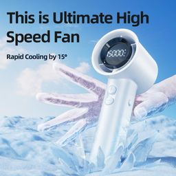 Quạt tích điện cầm tay RTAKO X5 High-Speed Cooling Fan 15000RPM