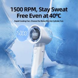 Quạt tích điện cầm tay RTAKO X5 High-Speed Cooling Fan 15000RPM