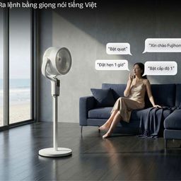 Quạt Tuần Hoàn Không Khí Điều Khiển Bằng Giọng Nói Fujihome CFR04-VOICE