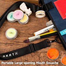 Bộ màu vẽ Gouache Arrtx ( hàng Amazon ), set 9 hũ màu, an toàn cho trẻ em
