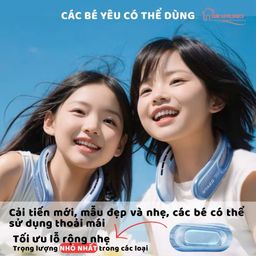 Quạt đeo cổ RTAKO GBF001 Ice Breeze Neck Hanging Fan 4000mAh Random mầu