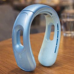 Quạt đeo cổ RTAKO GBF001 Ice Breeze Neck Hanging Fan 4000mAh Random mầu