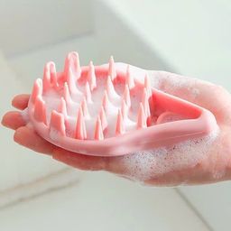 Lược gội massage đầu silicon hình giọt nước