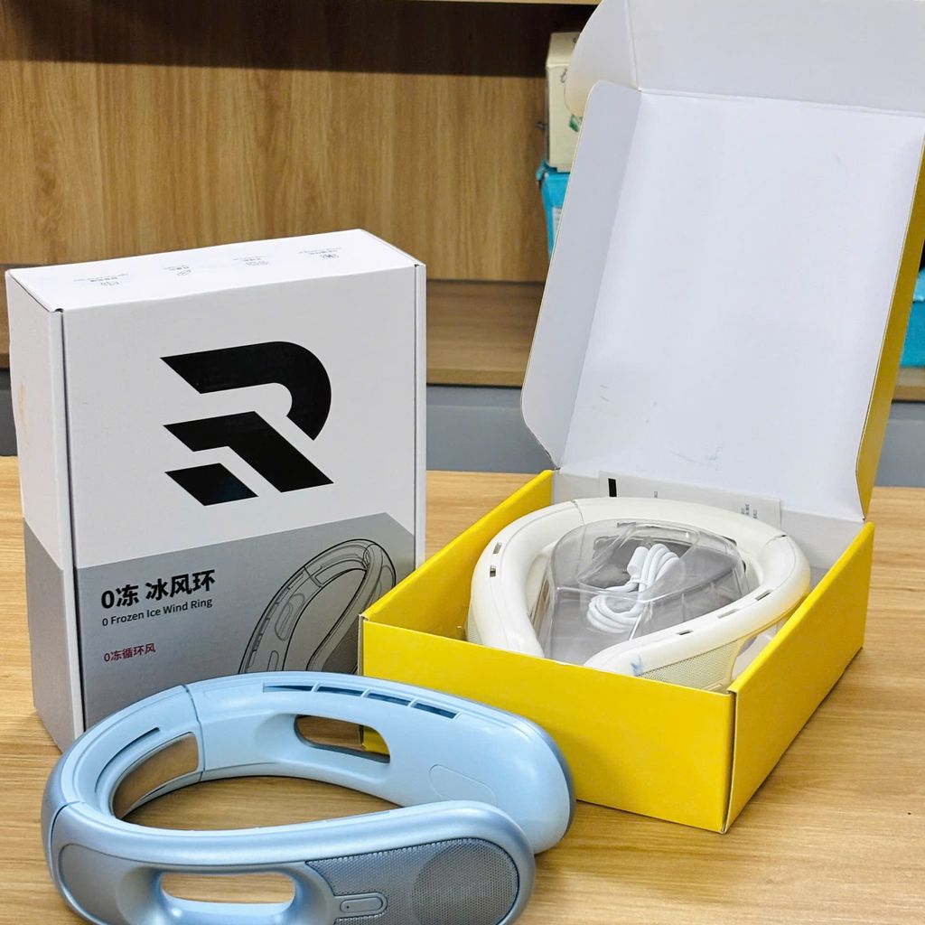 Quạt đeo cổ RTAKO GBF001 Ice Breeze Neck Hanging Fan 4000mAh Random mầu