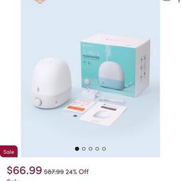 Máy phun sương, tạo ẩm kiêm đèn ngủ TAOTRONICS TT-AH038 3 in 1