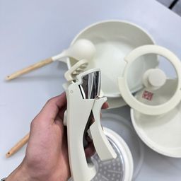 ✅ TR/GD- Bộ 3 nồi chảo UCC LIFE màu trắng