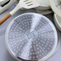 ✅ TR/GD- Bộ 3 nồi chảo UCC LIFE màu trắng