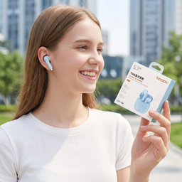 Tai nghe Bluetooth TWS hãng Toocki , Bluetooth 5.3, pin 25h