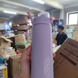 Bình Giữ Nhiệt Enjoy 680ml Thép Không Rỉ Nắp Bật Màu Sắc Thời Trang
