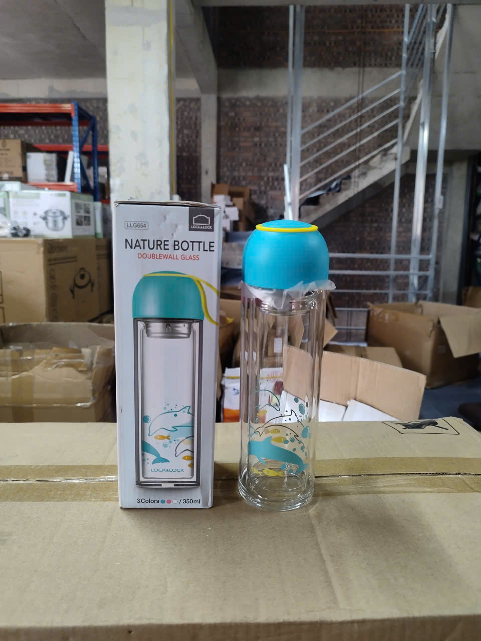 Bình lock & lock NATURE BOTTLE 2 lớp ( ngẫu nhiên )