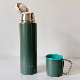 ✅ TR/GD- Bình giữ nhiệt Ban's 532ml thiết kế nắp cốc
