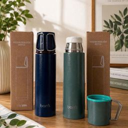 ✅ TR/GD- Bình giữ nhiệt Ban's 532ml thiết kế nắp cốc