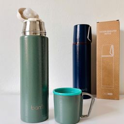✅ TR/GD- Bình giữ nhiệt Ban's 532ml thiết kế nắp cốc