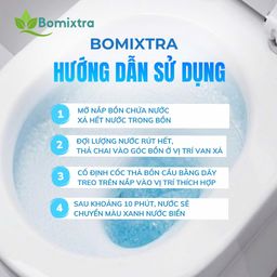 Cốc thả bồn cầu Bomixtra Lọ Thả Bồn Cầu Sạch Nhanh Chóng Thơm Lâu