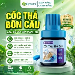 Cốc thả bồn cầu Bomixtra Lọ Thả Bồn Cầu Sạch Nhanh Chóng Thơm Lâu
