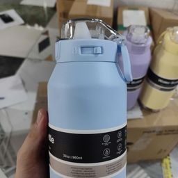Bình Giữ Nhiệt Quai Xách Water Bottle 960ml Thép Chống Rỉ 18/8 Nắp Bật Thể Tha…