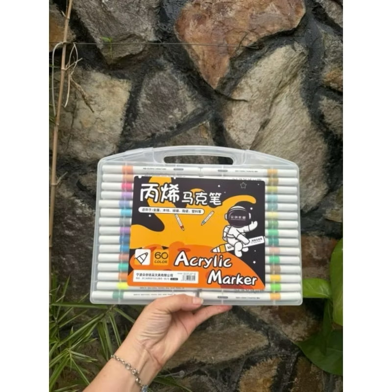 Hộp 80 màu ACRYLIC - Ảnh 8