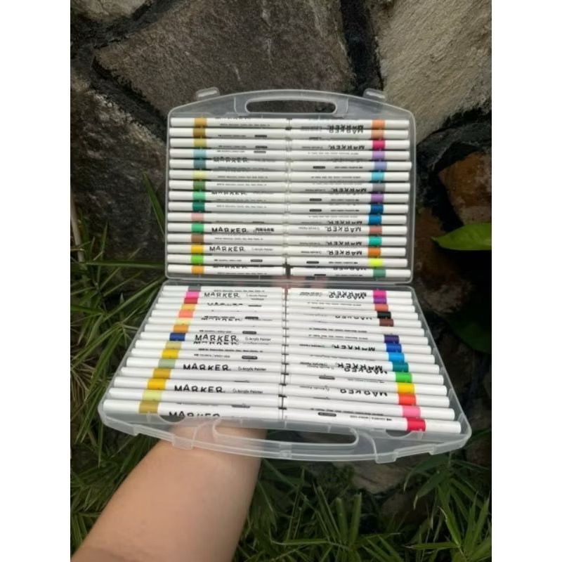 Hộp 80 màu ACRYLIC - Ảnh 4