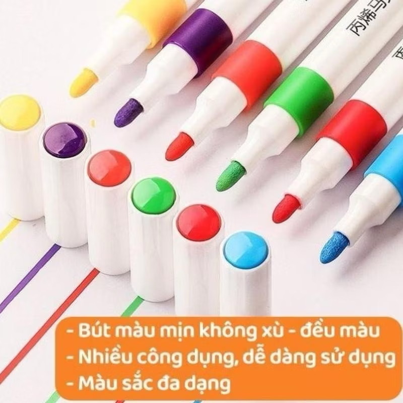 Hộp 80 màu ACRYLIC - Ảnh 2