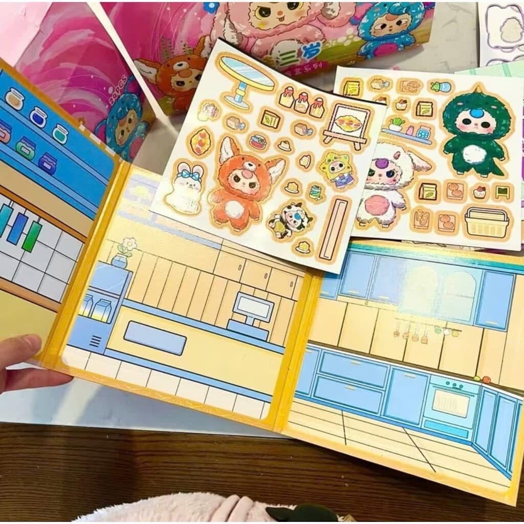 Sách dán nam châm set 3 quyển - Ảnh 4