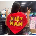 KHĂN CHOÀNG ĐỎ IN CHỮ - Ảnh 8