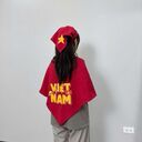 KHĂN CHOÀNG ĐỎ IN CHỮ - Ảnh 7