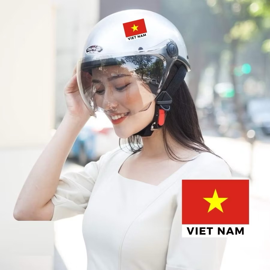 Stick cơ miếng dán  cờ đỏ sao vàng 72 miếng to - Ảnh 2