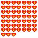 Stick cơ miếng dán  cờ đỏ sao vàng 72 miếng to - Ảnh 10