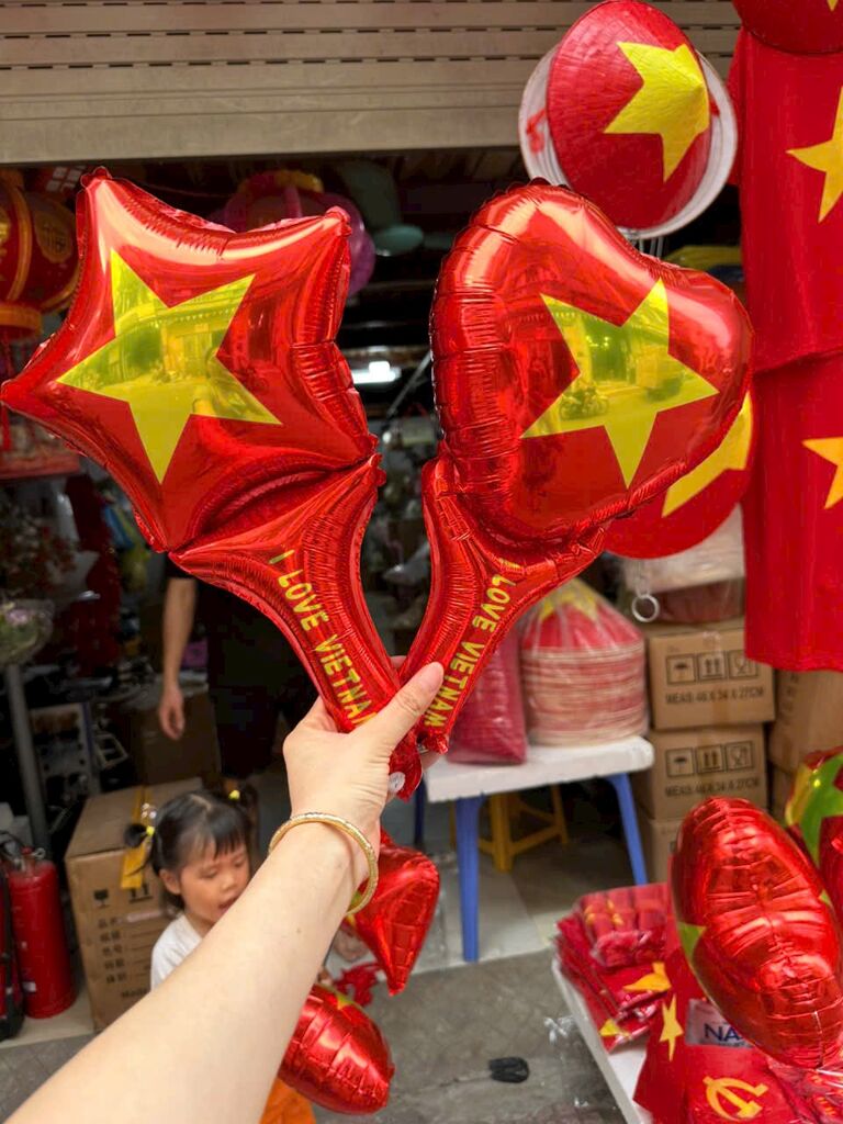 BÓNG CẦM TAY YÊU NƯỚC SZ 27,6x45 - Ảnh 2