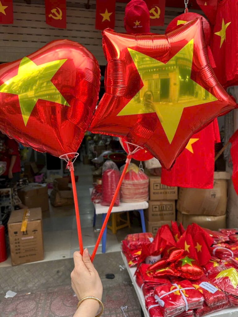 Bóng cầm tay yêu nước sz45x45 - Ảnh 4