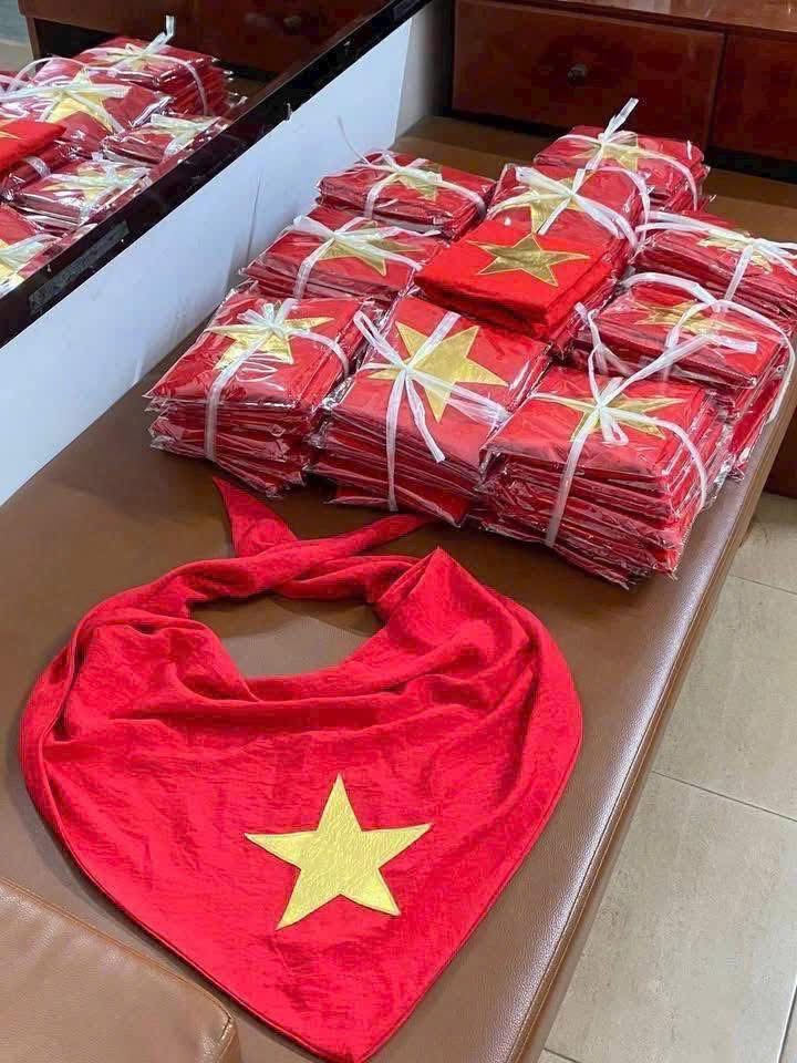 Khăn quàng đỏ đũi cờ đỏ sao vàng - Ảnh 7