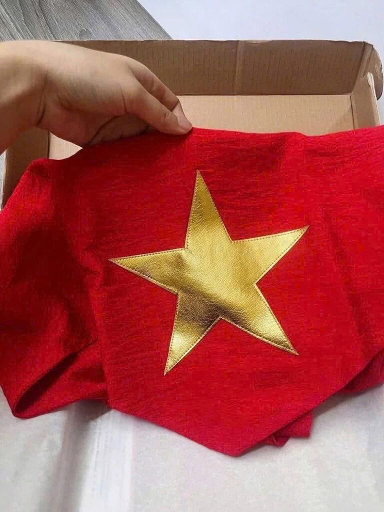Khăn quàng đỏ đũi cờ đỏ sao vàng - Ảnh 5