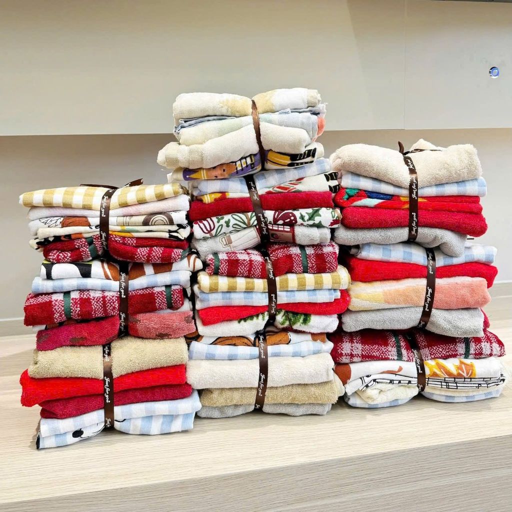 SET 5 khăn tắm hoạ tiết hoạt hình