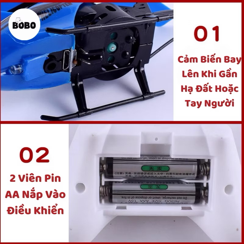 máy bay trực thăng cảm biến điều khiển từ xa l - Ảnh 2