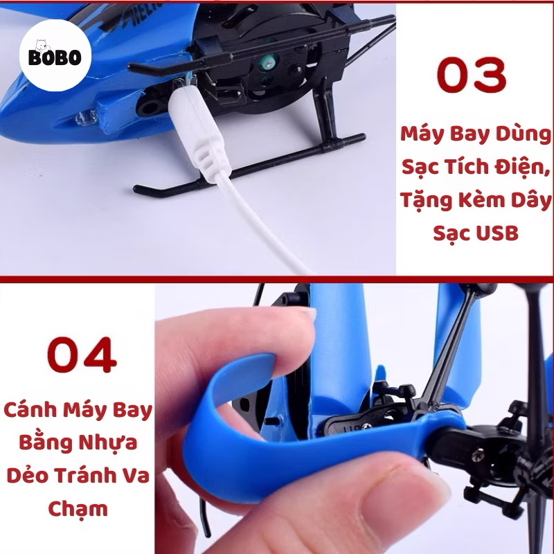 máy bay trực thăng cảm biến điều khiển từ xa l - Ảnh 3