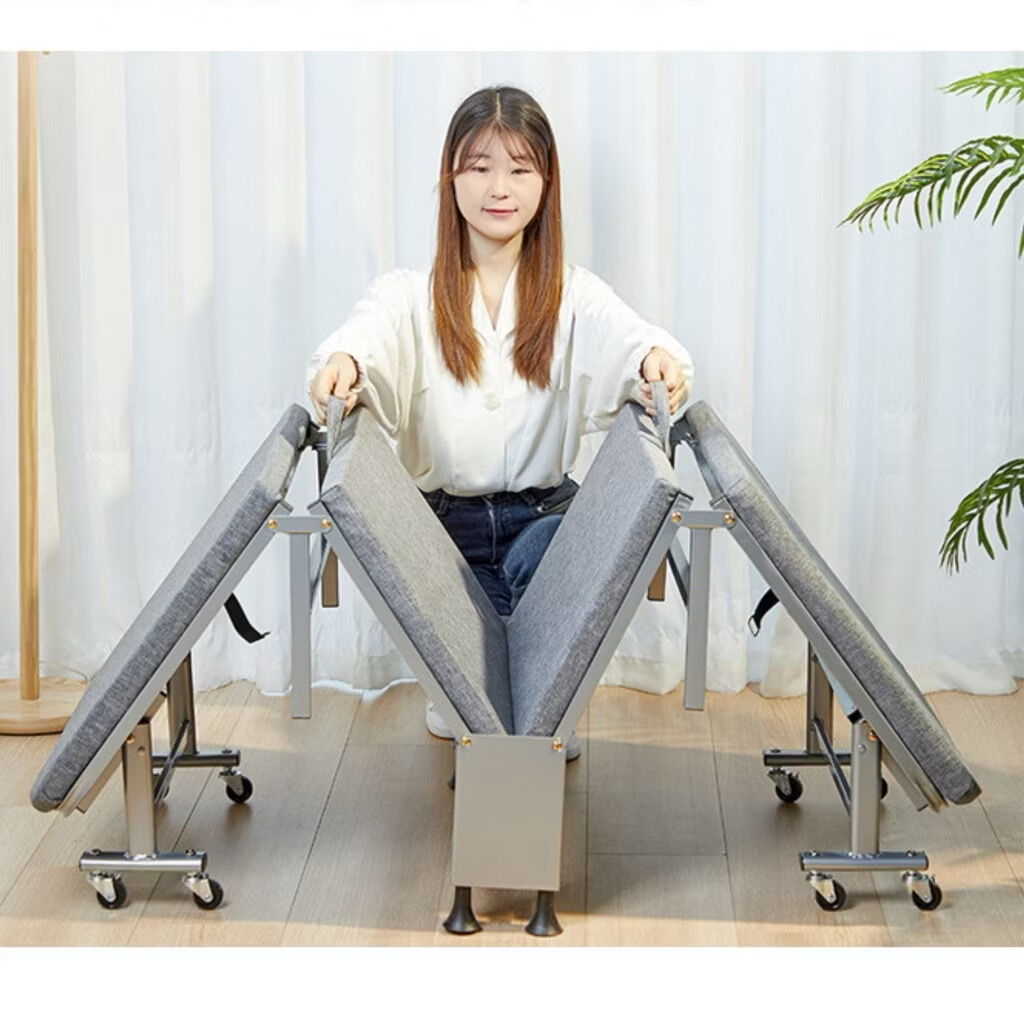 Giường gấp gọn văn phòng 4 khúc - Ảnh 3