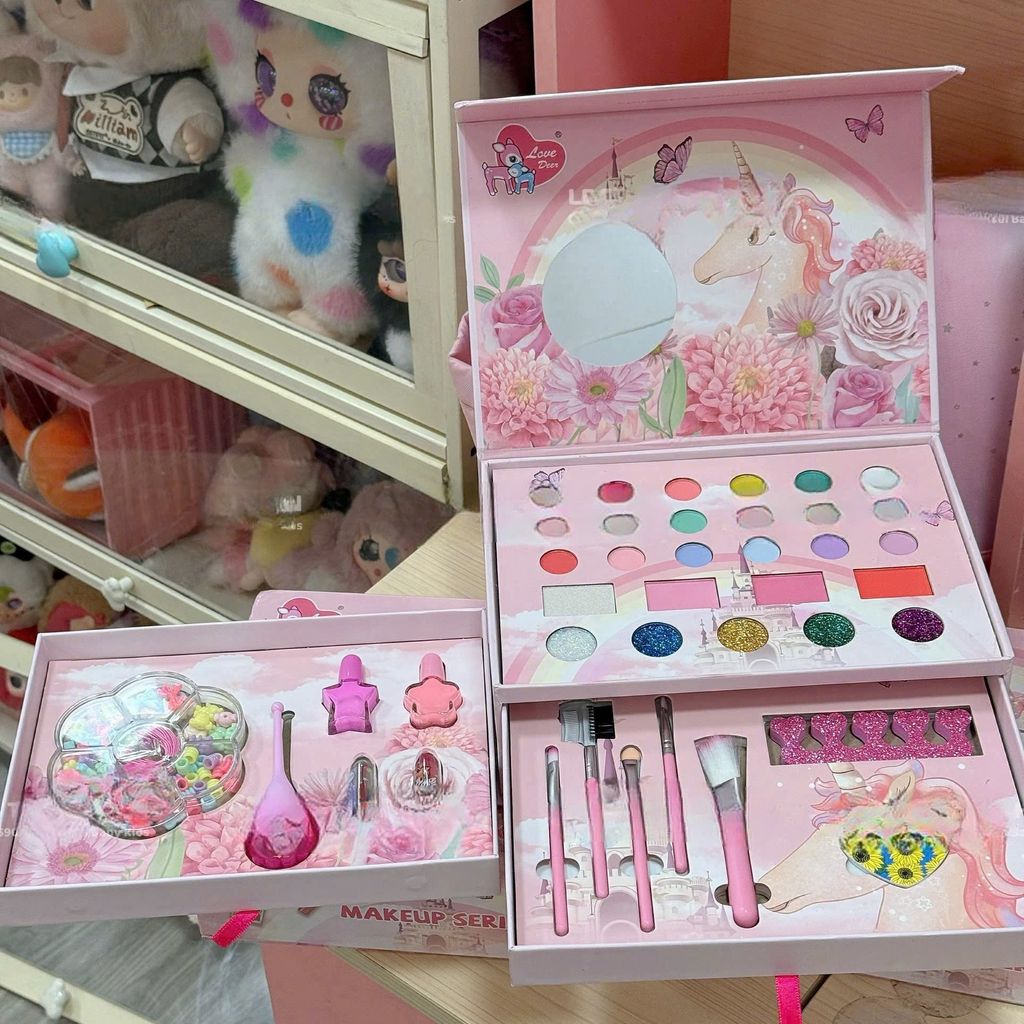 bộ đồ chơi make up  3 tầng - Ảnh 3
