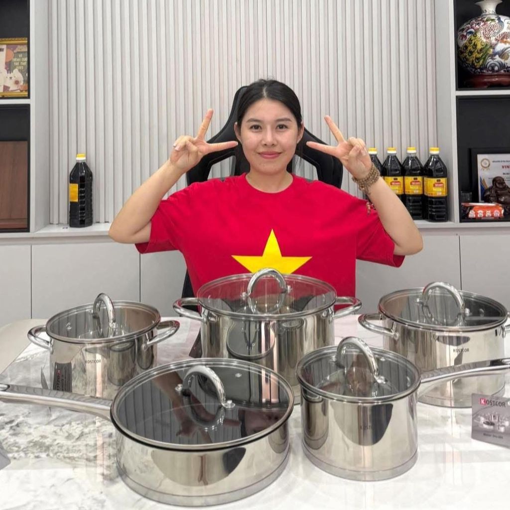 Bộ nồi 10 chi tiết Kostcor - Ảnh 5