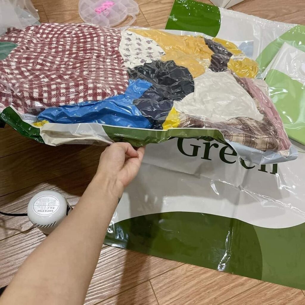 SET 6 TÚI HÚT CHÂN KHÔNG GREEN KÈM BƠM - Ảnh 7