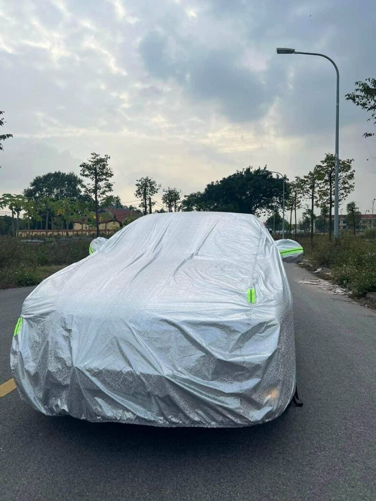 Bạt phủ Ô tô vải dù có phản quang 3 lớp