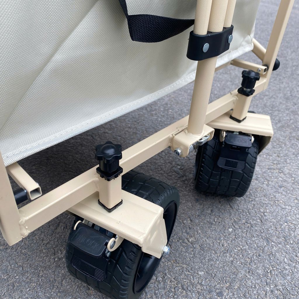Xe kéo gấp gọn đa năng FREEAIR, camping dã ngoại, kéo đồ nặng - bánh lớn